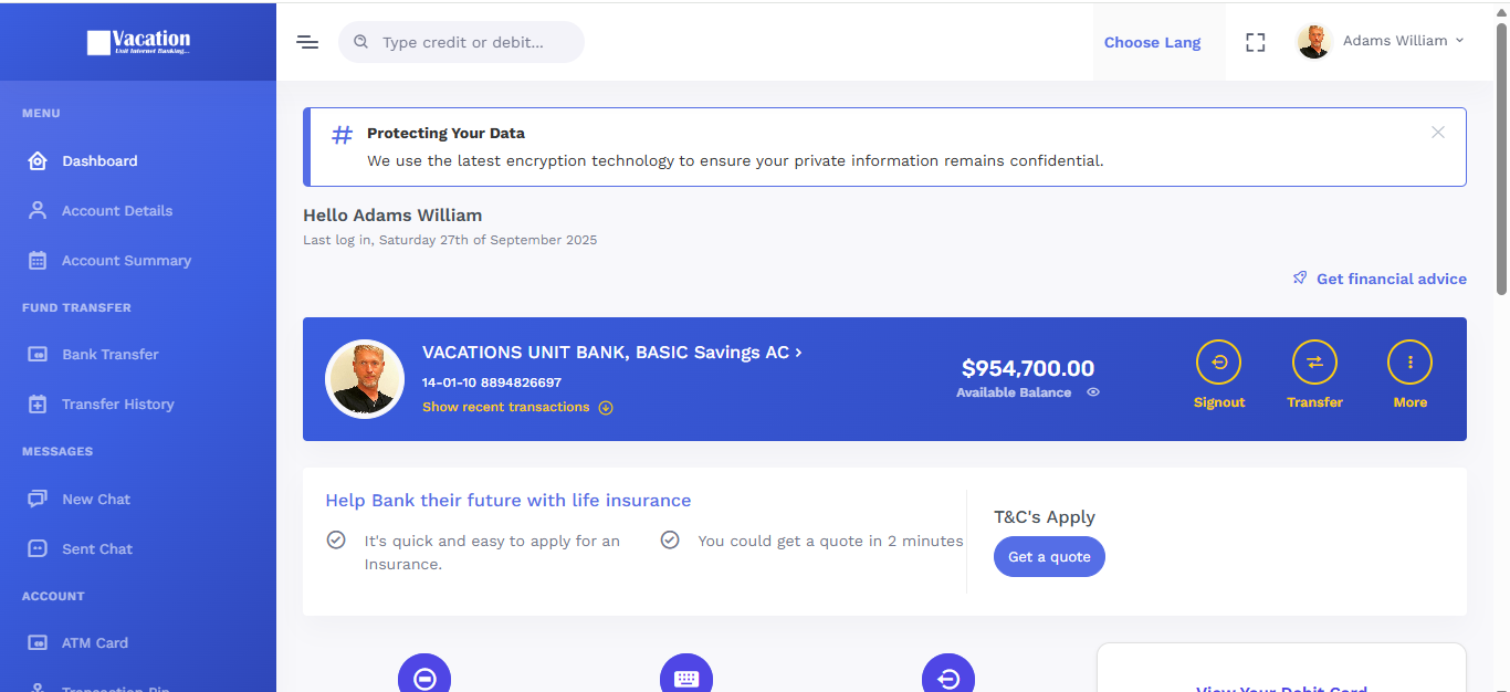 Sunitra Bank PHP Script – Secure and Feature-Rich Online Banking Solution PHP script